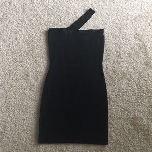 Moda International Black off the shoulder dress